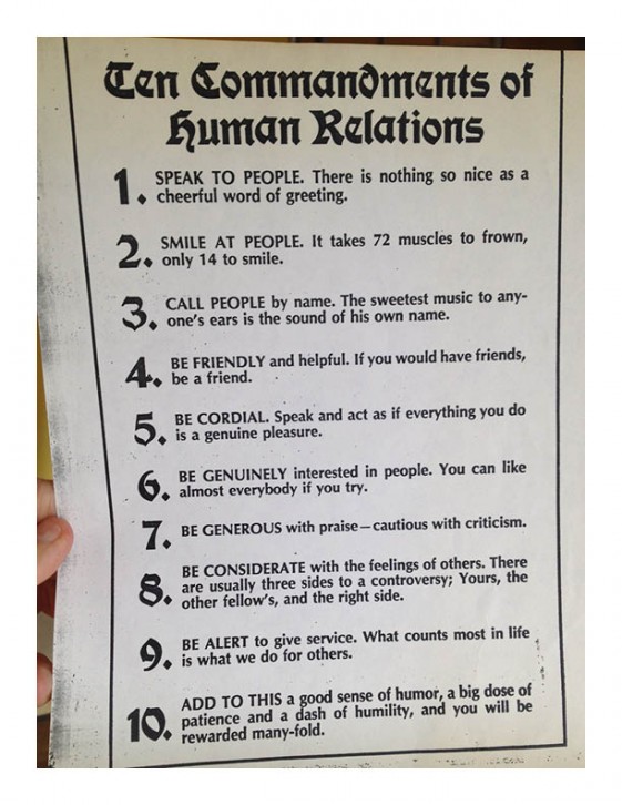 Customer Service Principles Poster
