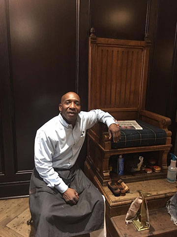 Jimmie, creator of a great shoe shine customer experience