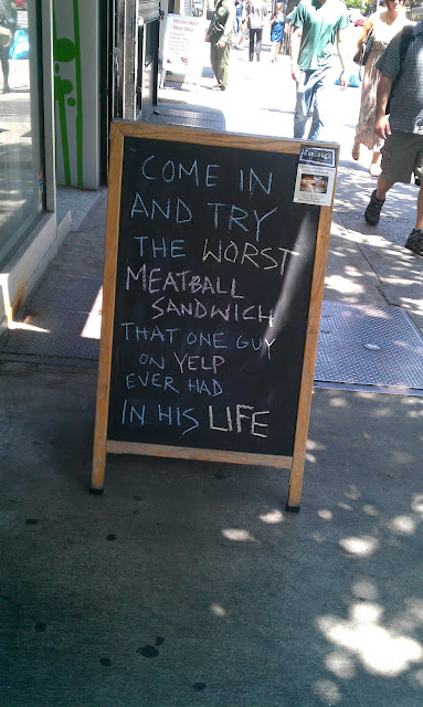 Signage Matters | JoeDough Sandwich Shop Sidewalk Sign