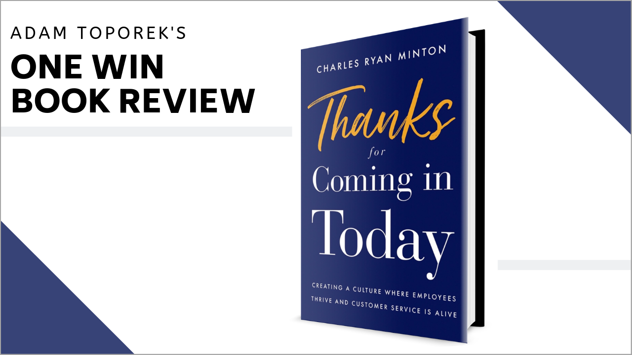 Thanks for Coming in Today by Charles Ryan Minton