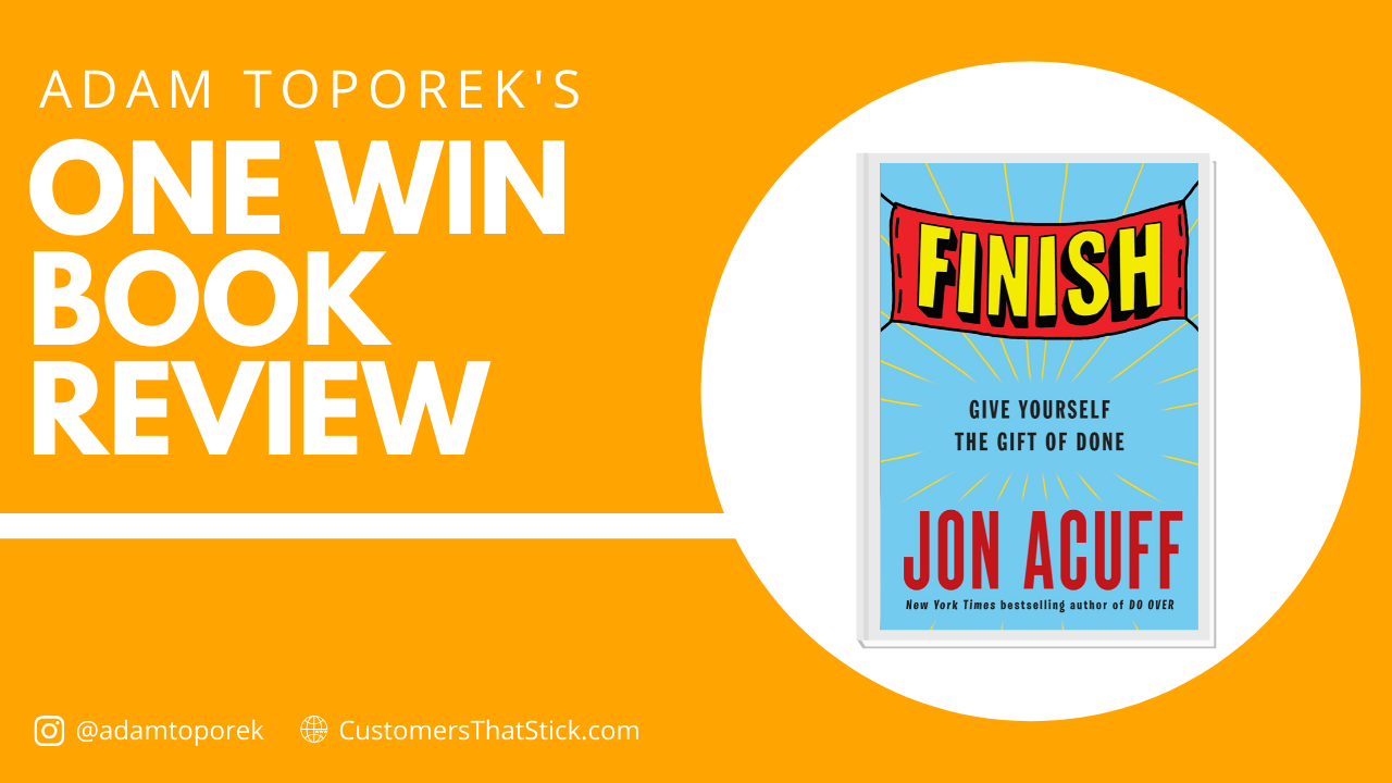 Finish by Jon Acuff
