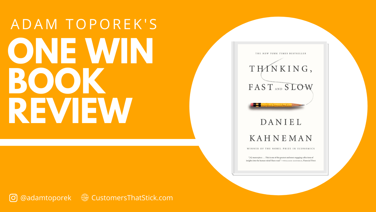 Thinking Fast and Slow by Daniel Kahneman